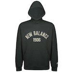 Blusão de Moletom New Balance com Capuz Essentials - Masculino CINZA