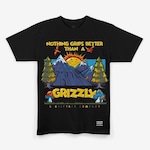 Camiseta Grizzly Sunshine Masculino PRETO