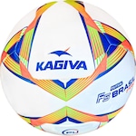 Bola de Futsal Kagiva F5 Brasil Pro Pu BRANCO/VERMELHO