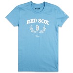 Camiseta New Era Baby Look Boston Red Sox College - Feminina AZUL