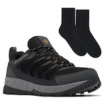 Tênis Impermeável Columbia Strata Trail Low + Par de Meia - Masculino PRETO