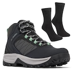 Bota Impermeável Columbia Transverse Hike + Par de Meia - Feminina AZUL ESCURO