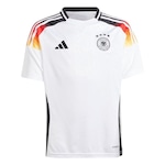 Camisa Alemanha I 2024 adidas - Infantil BRANCO