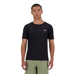 Camiseta New Balance Jacquard - Masculina PRETO