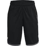 Short Under Armour Stunt 3.0 - Infantil PRETO