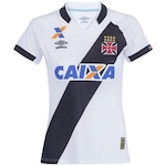 Camisa do Vasco Of. 2 2015 Umbro - Feminina BRANCO/PRETO