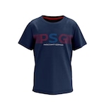 Camiseta do Paris Saint-Germain Braziline Psg Core - Infantil AZUL ESCURO