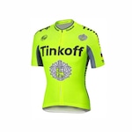 Roupa Ciclismo Masculino Bretelle Gel 9D Tinkoff Cyco VERDE