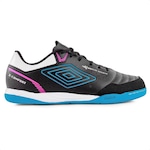 Chuteira Futsal Umbro X-Comfort - Adulto PRETO/AZUL