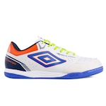 Chuteira Futsal Umbro X-Comfort - Adulto BRANCO/AZUL