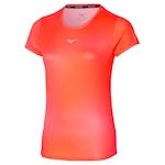 Camiseta Mizuno Impulse Core Graphic - Feminina LARANJA