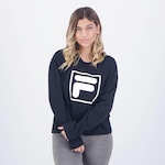 Camiseta Manga Longa Fila F-Box - Feminina PRETO