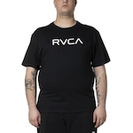 Camiseta Rvca Big Rvca Plus Size Wt24 - Masculina PRETO