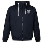 Jaqueta New Era Corta Vento Windbreaker Las Vegas Raiders - Masculina PRETO