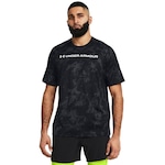 Camiseta de Treino Under Armour Tech abc Camo - Masculina PRETO