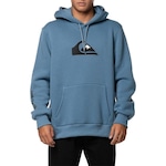 Blçusão de Moletom Quiksilver Canguru Comp Logo - Masculino AZUL