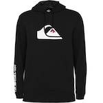 Blusão de Moletom Quiksilver Comp Logo Reforçado 305G com Capuz - Masculino PRETO