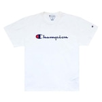 Camiseta Champion Logo Script Ink - Masculina BRANCO