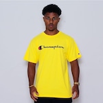 Camiseta Champion Logo Script Ink - Masculina AMARELO