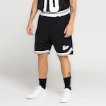 Bermuda FitDance Basquete - Unissex PRETO/BRANCO