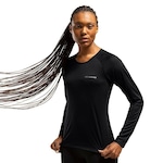 Camiseta Olympikus Manga Longa Runner 2.0 - Feminina PRETO