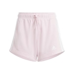 Short adidas Essentials 3 Stripes - Infantil ROSA