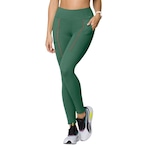 Calça Legging Selene Recortes - Feminina VERDE