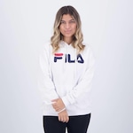 Blusão de Moletom Fila Comfort Letter Ii - Feminino BRANCO