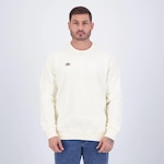 Blusão sem Capuz Umbro Textured Sweat - Masculino BRANCO