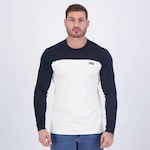 Camiseta Fila Manga Longa Ziper Outdoor - Masculina BRANCO