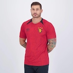 Camisa do Sport Recife Aquecimento 2024 Umbro - Masculina VERMELHO