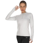 Camiseta Mizuno Manga Longa Térmica Feminina CINZA