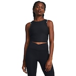 Camiseta Regata de Treino Under Armour Meridian Cropped - Feminina PRETO