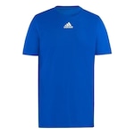 Camiseta adidas Small Logo - Masculina AZUL ESC/BRANCO