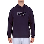 Blusão de Moletom com Capuz Fila Letter Outline Winter - Masculino Nao Se Aplica