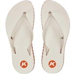 Chinelo Kenner Ibiza Pro - Feminino BRANCO/LARANJA