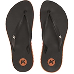 Chinelo Kenner Ibiza Pro - Feminino PRETO/LARANJA