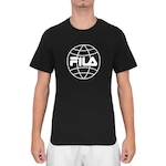 Camiseta Fila Worldwide - Masculina PRETO