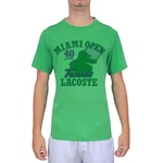 Camiseta Lacoste Miami Open Tennis - Masculina VERDE