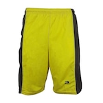 Calção de Basquete Placar Cn6110 - Masculino AMARELO CLA/PRETO