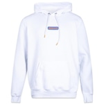 Blusão de Moletom com Capuz New Era Fechado Action Winter Sports - Masculino BRANCO