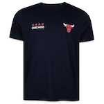 Camiseta New Era Regular Chicago Bulls Action Winter Sports - Masculina PRETO