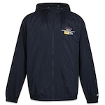 Jaqueta New Era Corta Vento Windbreaker Logo History - Masculina PRETO