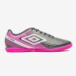 Chuteira Futsal Umbro Fire - Adulto PRETO/ROSA