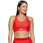 Top com Bojo Run More Performance Movement - Feminino VERMELHO/LARANJA