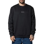 Blusão de Moletom RVCA Careca Campus II Plus Size - Masculino PRETO