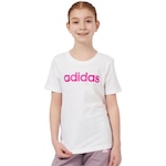 Camiseta adidas Linear Logo - Infantil ROSA