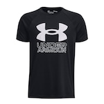 Camiseta Under Armour Tech Hybrid Fill - Infantil PRETO