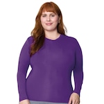 Camisa Térmica Plus Size Selene Proteção UV - Feminina ROXO