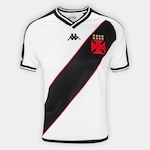 Camisa do Vasco da Gama II 24 Kappa Masculina Torcedor BRANCO